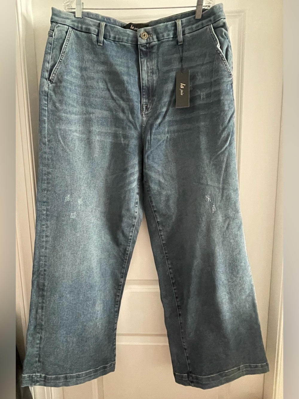 La Joie Blue Wide-Leg 31” Inseam Jeans